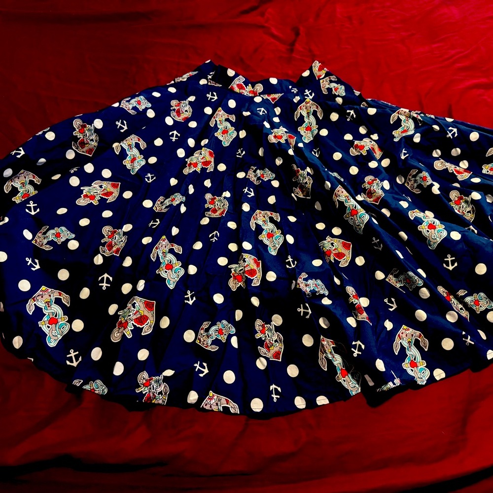 Hell Bunny Sailor Skirt